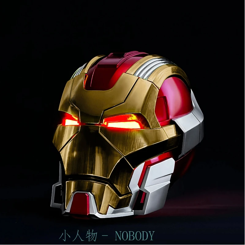 

В наличии: Шлем Железного человека Mk17 с голосовым управлением и Джарвисом, носимый, деформируемый, со светодиодной подсветкой, реквизит для косплея, коллекционная модель-игрушка