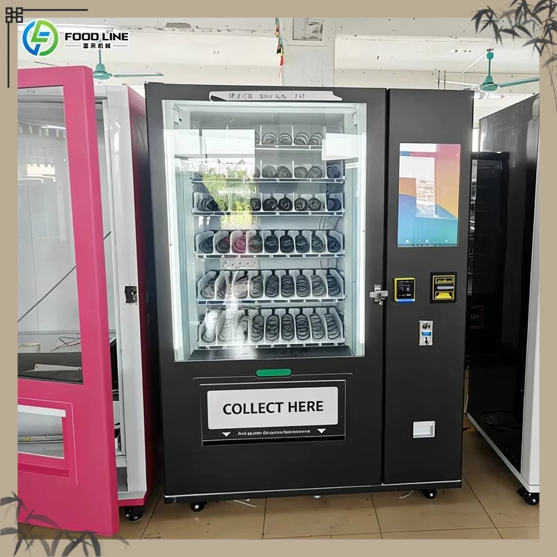 

Customized High Efficiency Snack Drink Vending Machine Fully Automatic Self Service Dispenser Low Power 24H Working For Public