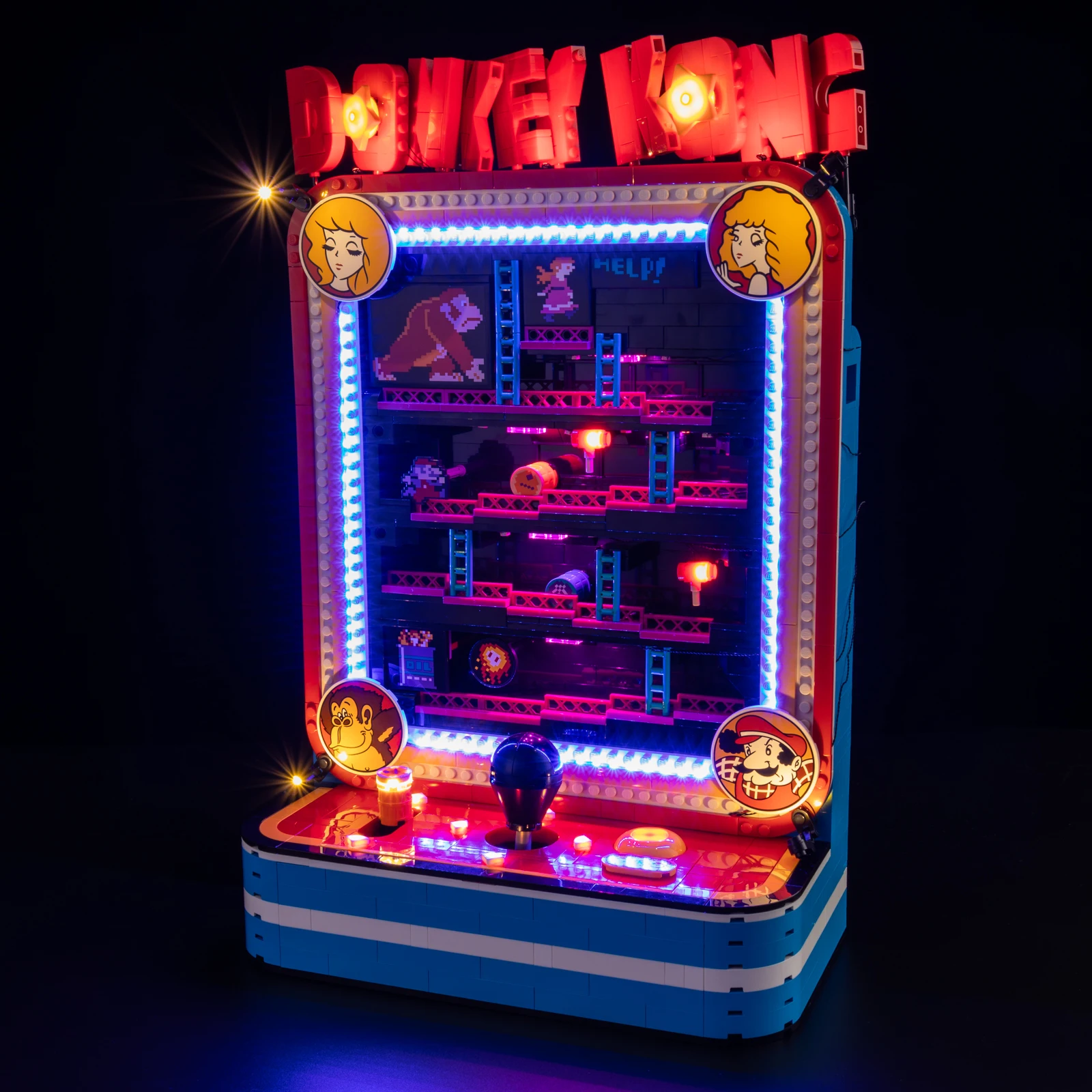 LED Light Kit  Suitable for LEGO Super Donkey Kong™ Arcade 72051 Building Blocks