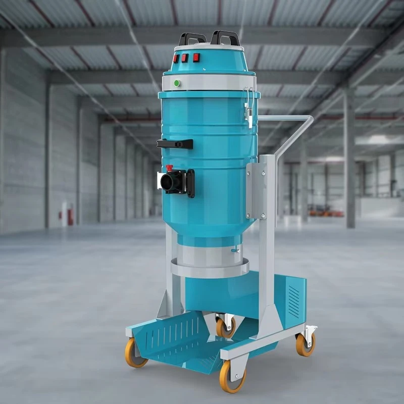 Factory Direct Sale Single Phase Single Barrel Bagging Wireless Dry Industrial Vacuum Dust Cleaner for Warehouse