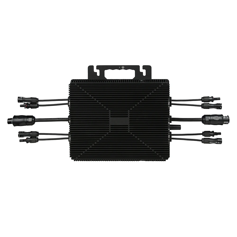 2000W Single Phase MPPT Grid Tie Micro Inverter WiFi Enabled Waterproof Plug And Play Balcony Rooftop PV System