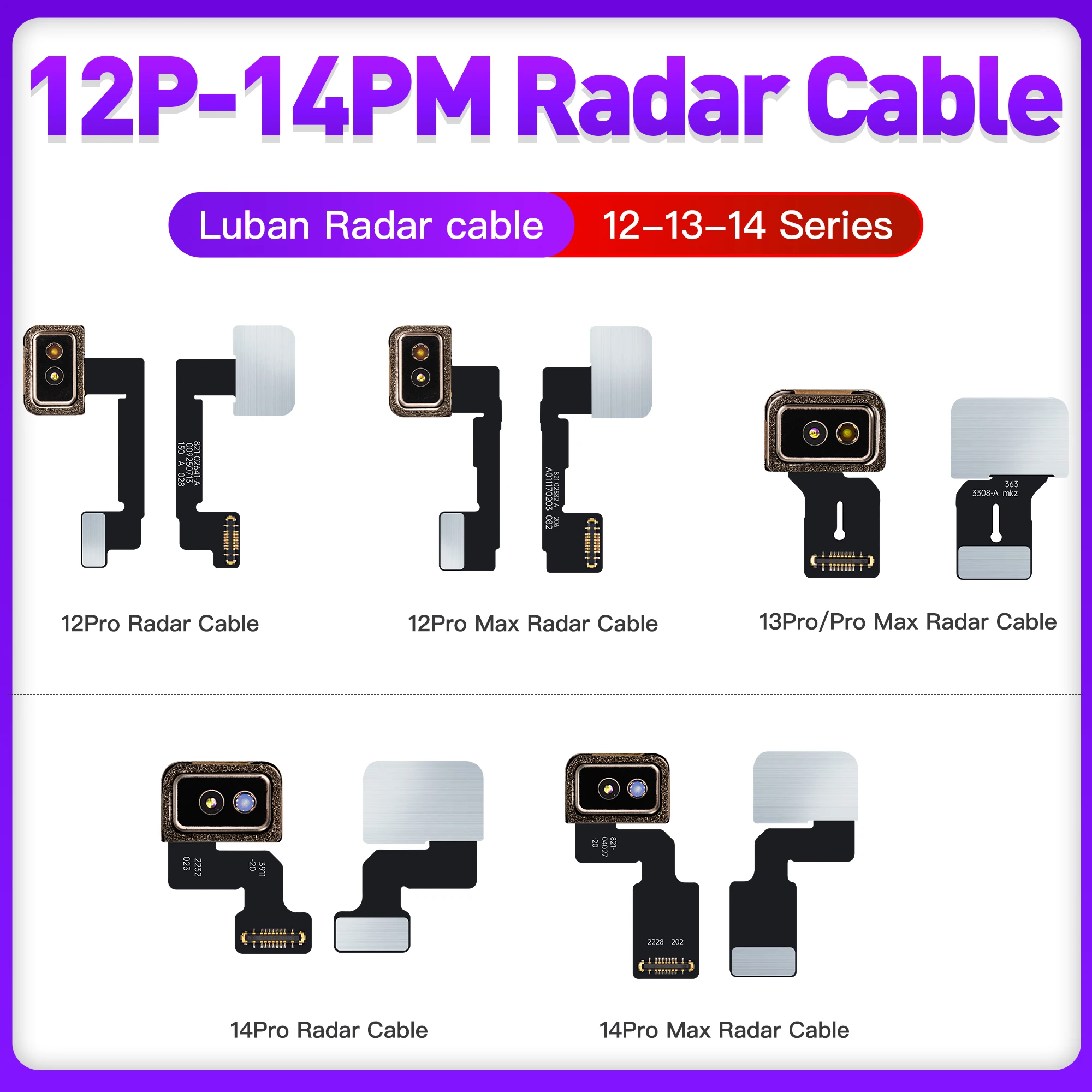 

LB TOOL Radar cable for 12Pro 12PM 13Pro 13PM 14Pro 14PM Radar damage repair solves the problem the rangefinder cannot be opened