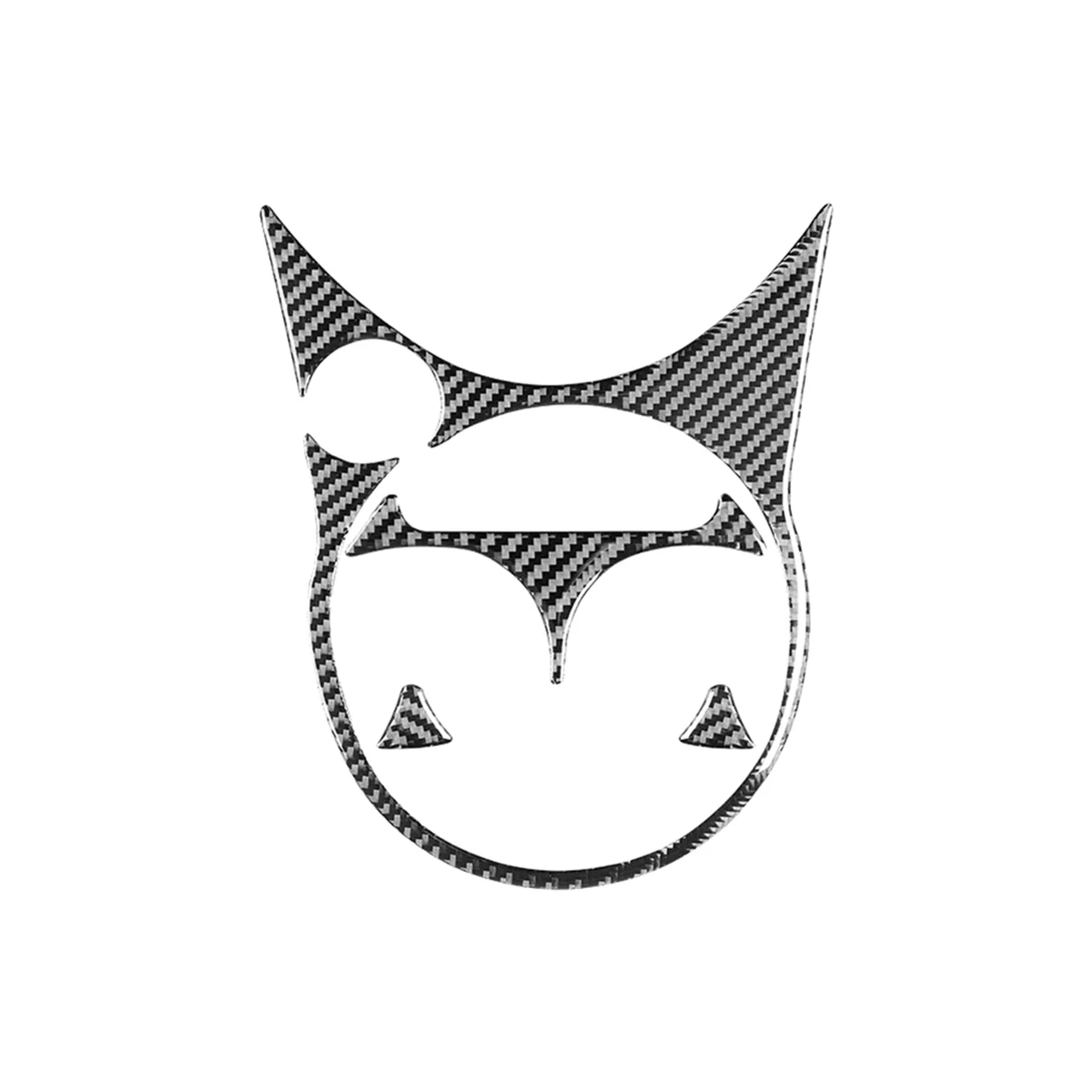 غطاء حامل كوب للتحكم المركزي بالسيارة ، ألياف كربون ناعمة ، ملصق ، إكسسوارات داخلية ، Fiat Trim, 1.2