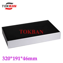 Tokban Audio 3204 320*191*46mm All-aluminum HIFI Preamplifier Chassis Enclosure DIy Home Amp Case Shell