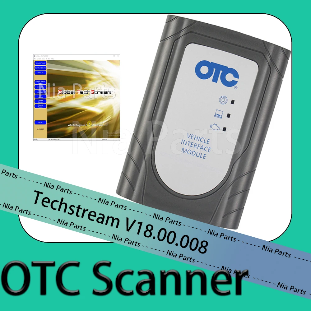 

For To-yota OTC Scanner Techstream V18.00.008 OBD tuning auto truck inspection tools diagnostic pour voiture cars truck tool NEW