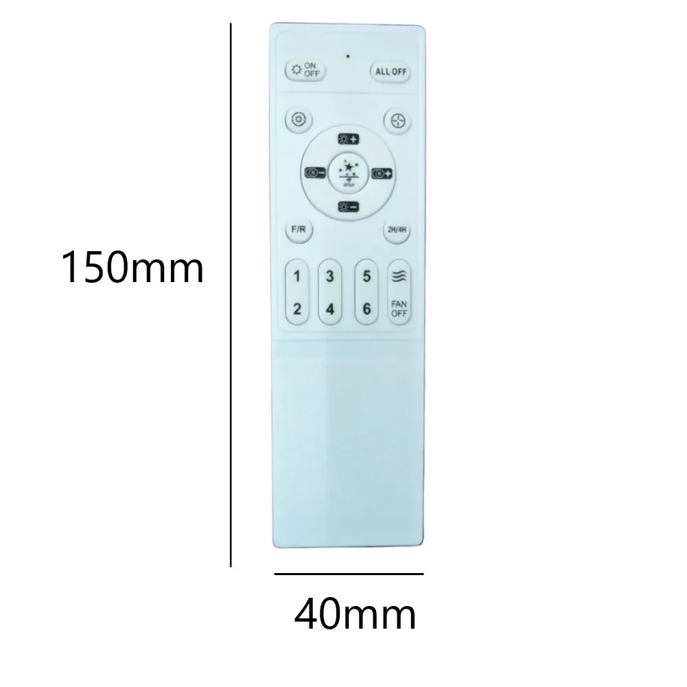 controle-remoto-gy-fs003-para-ventiladores-de-teto-24g-com-6-configuracoes-de-velocidade-vento-natural-temporizador-e-operacao-de-avanco-e-reverso