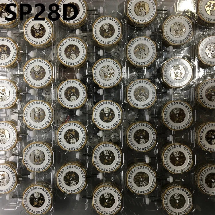 SP28 Movement Chinese Sunon SP28d-3 Movement Sweep Second Movement With Date Move Same Machinery Movement Replace 2115 Movement