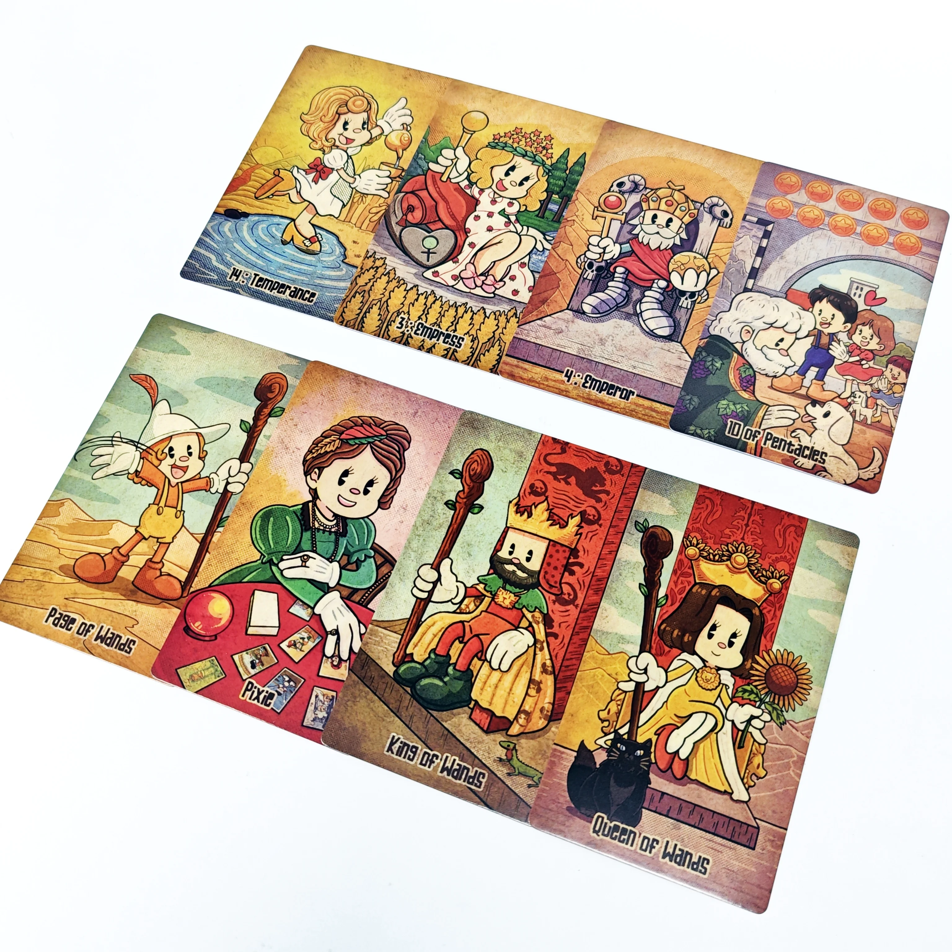 حار بيع جديد 12x7 سنتيمتر المدرسة القديمة بطاقات التارو 78 سطح السفينة أوراكل الترفيه بطاقة الترفيه الأسرة جمع العرافة مجلس لعبة #4