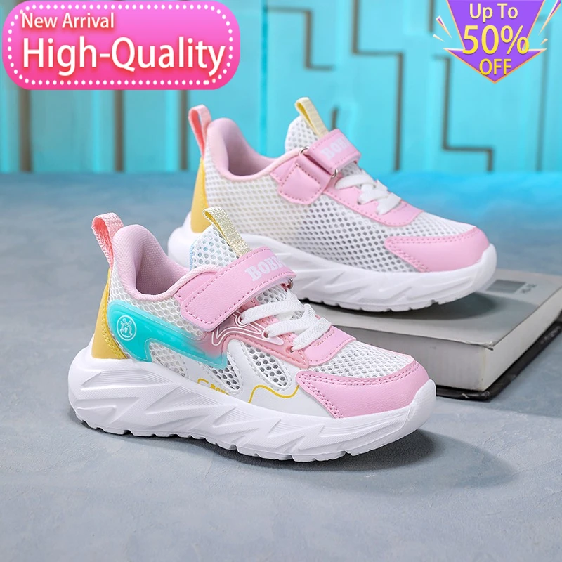 Summer New Low Cut Foot Protection Childrens Sports Shoes Stable and Non Slip Soft Running Shoes Support Daily Mesh Casual Shoes view 2
