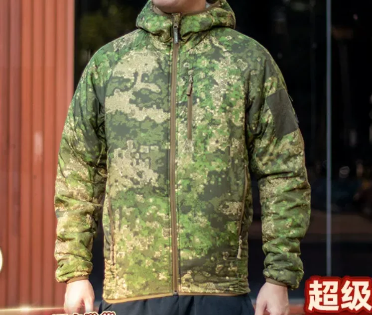 GreenZone Camoufalge Winter Jacket Man Outdoor Coat Michelle Double Side