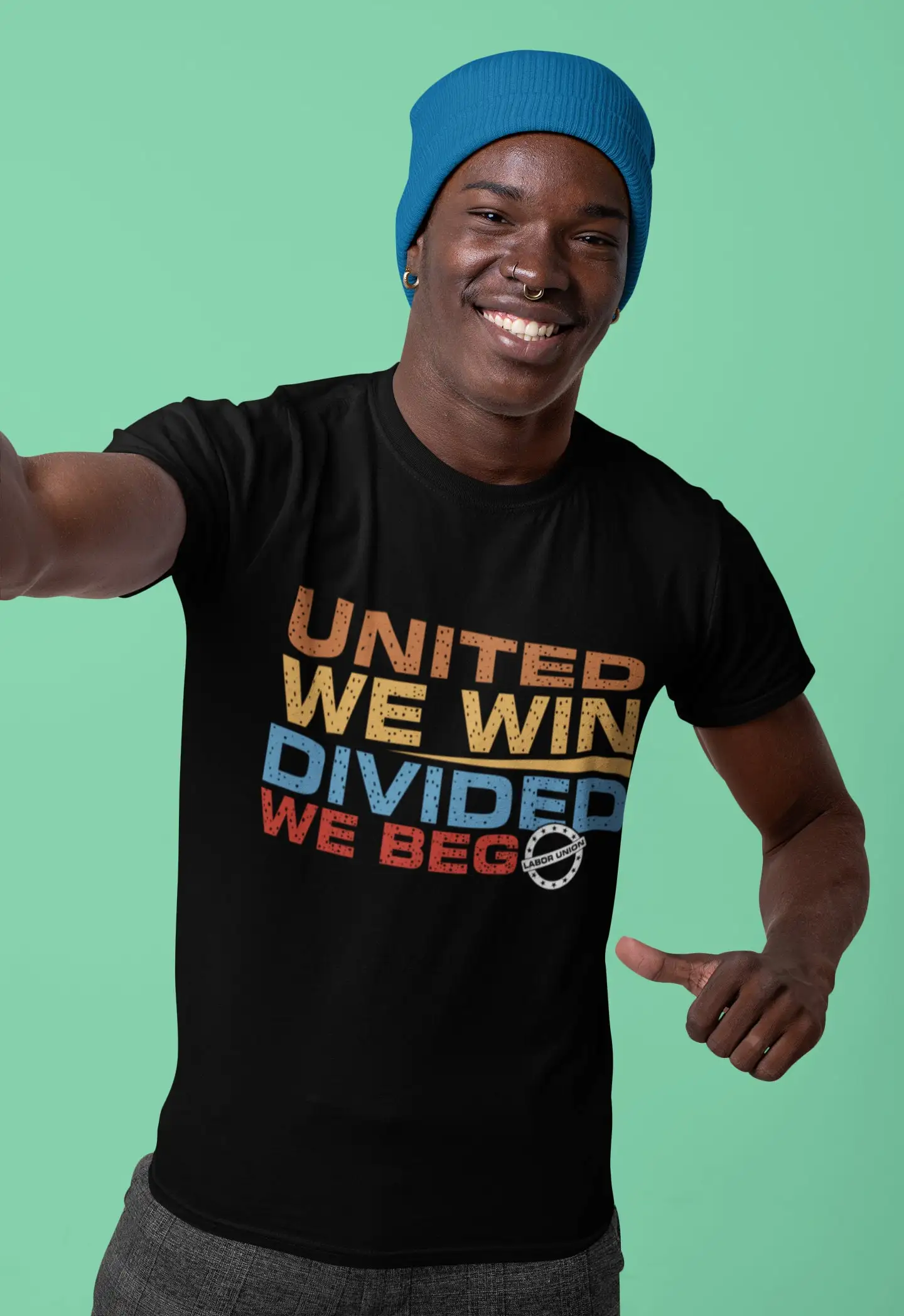 Empowering Unity 'United We Win Divided Beg' T Shirt