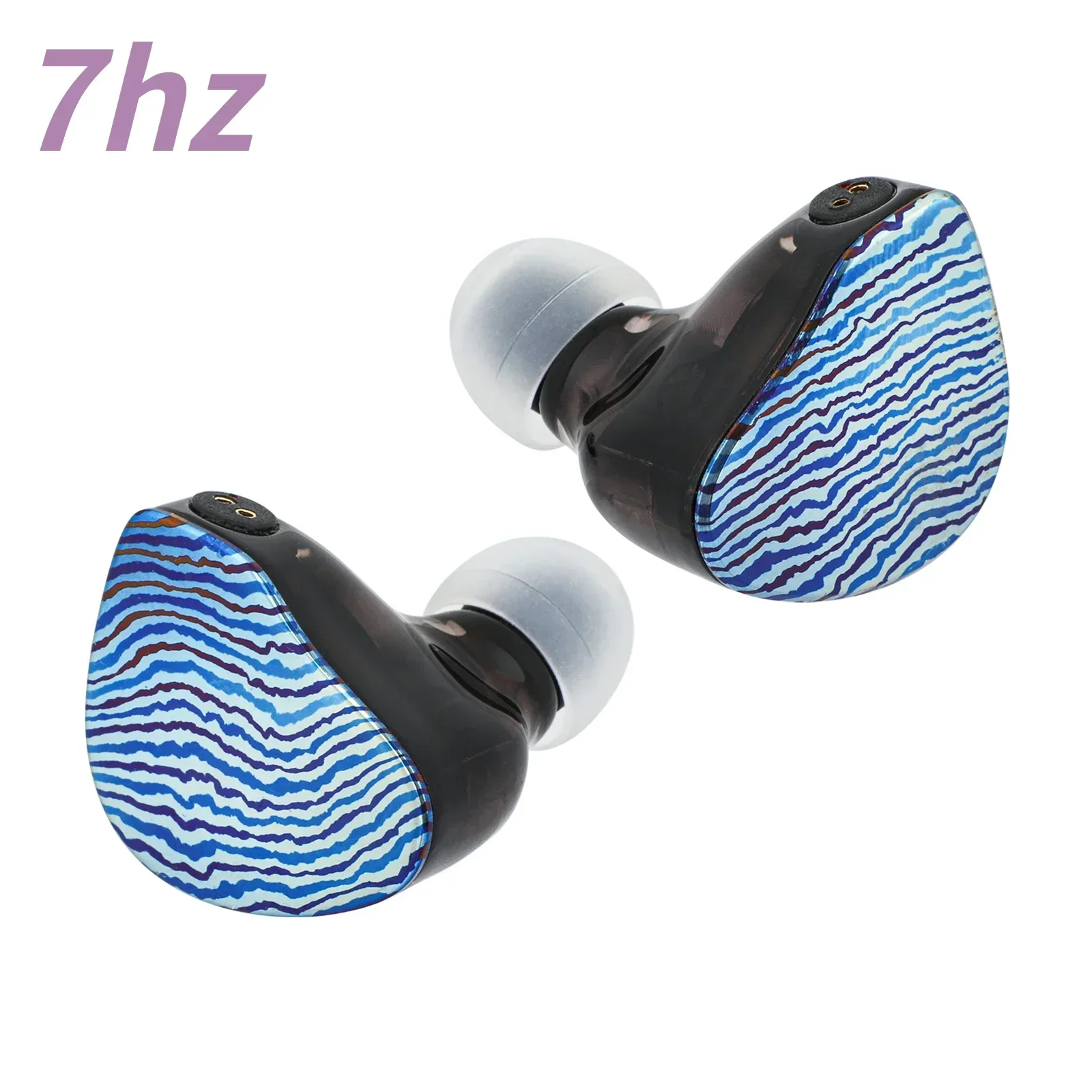 

7Hz Aurora Headphone 1DD+1 Planar +2 BA Audiophile HiFi Music IEM In-ear Monitor Earphones High for Musicians end Wired Earbuds