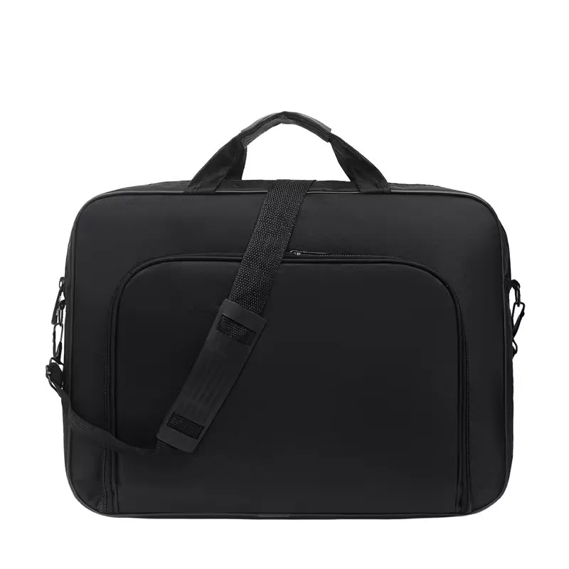 15Inch 17 In Laptop Bag Business Portable Nylon Computer Handbags Laptop Shoulder Handbag Zipper Shoulder Simple Style