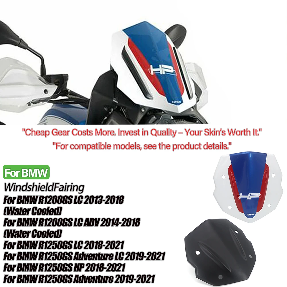 

Motorcycle FOR BMW R1250GS HP R 1250 GS Adventure R 1250 GS Front Windshield Windscreen Airflow Wind Deflector 2018 2019 2020
