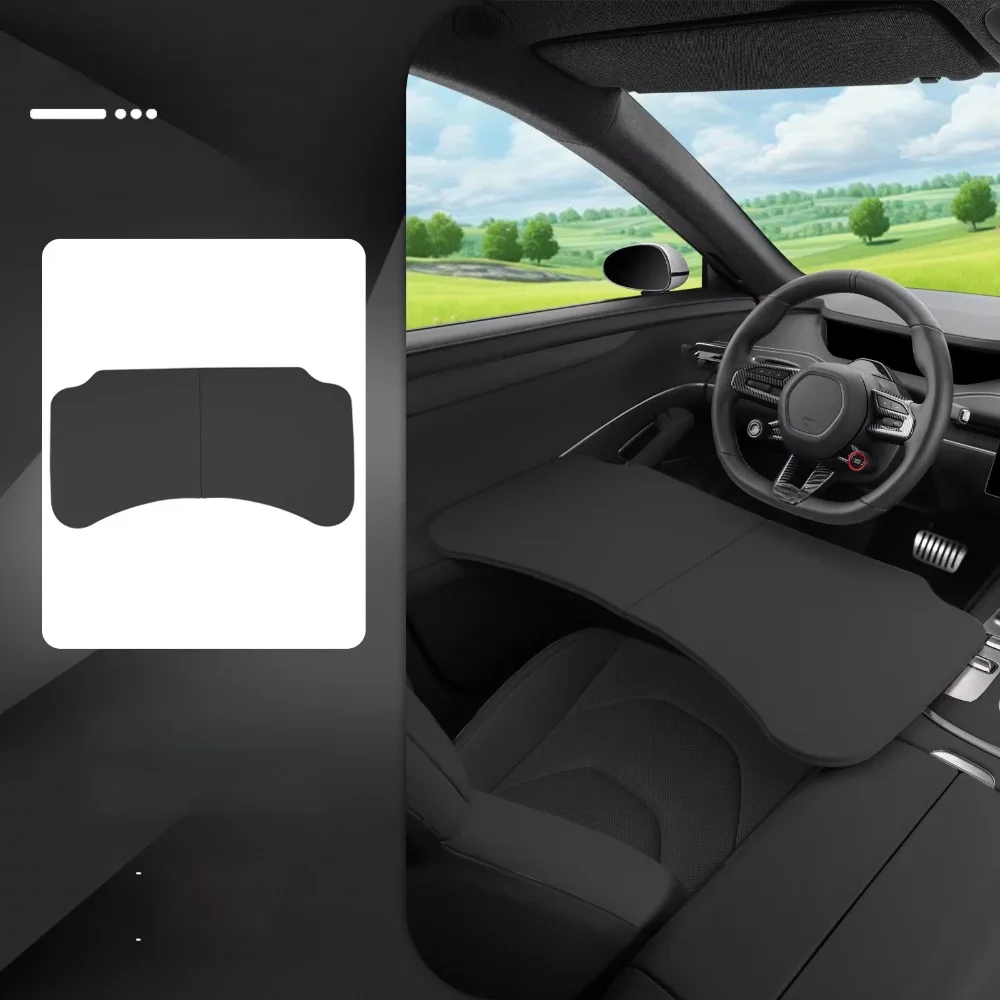 Stable Design Car Temporary Tray Large Size Load-Bearing Car Laptop Desk Upgraded Tray Stand Foldable Foldable Car Table Work