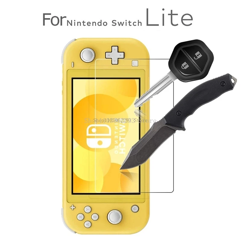 

50 100 Piece For Nintendo Switch Lite Transparent Protective Film Tempered Glass Screen Protector For NS lite