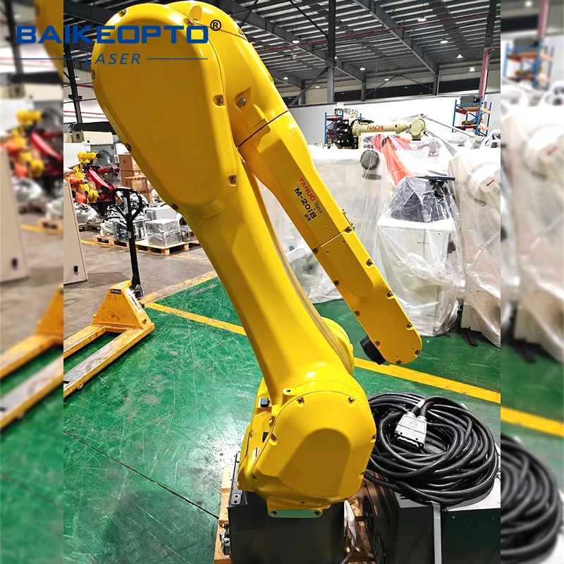 FANUC Robot BK-M100L-20ib Complex Curved Surfaces 100W CO2 3D Robot Laser Cutting Machine