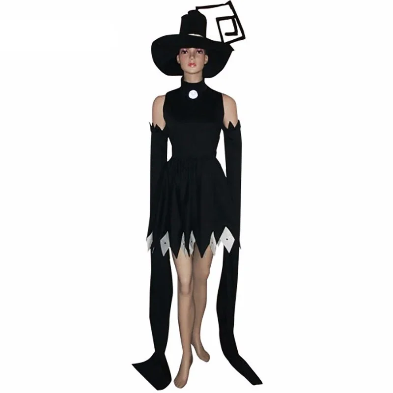 Anime Soul Eater Blair Halloween Outfit Customize Size for Adult Kids Black Costume