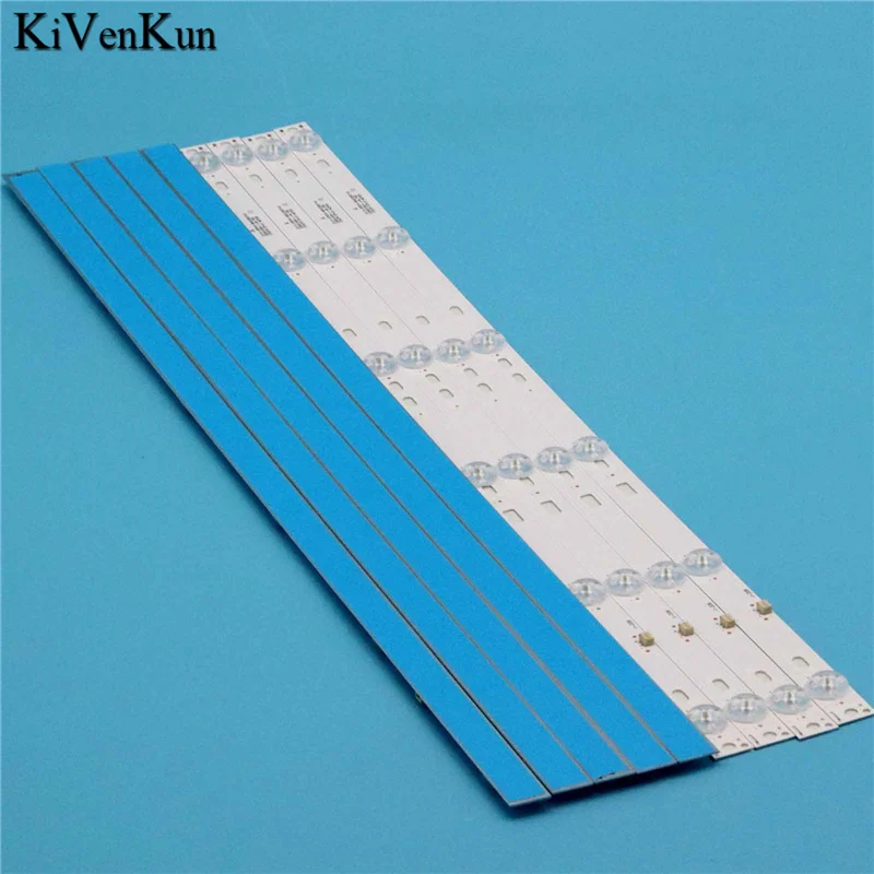 9Pcs LED Backlight Strips For JVC LT55N776 Bars E55DU1000 4K FHD KIts Bands For AWOX K5500RST Lanes MS-L1239-L R V2 Planks Tapes