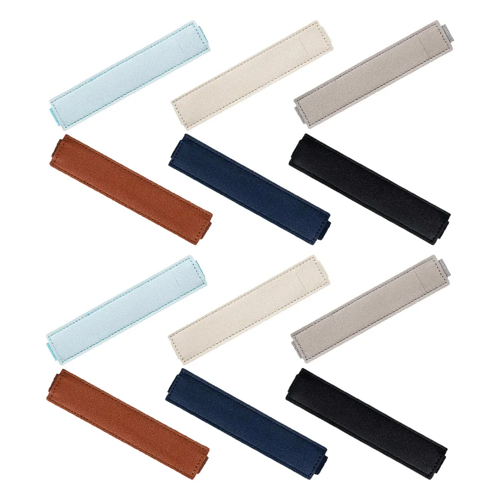 12Pcs Stationery Storage Pen Holder Compact Pen Sleeve Elastic Band for Notebook Planner Journal Writing Tool Organizer