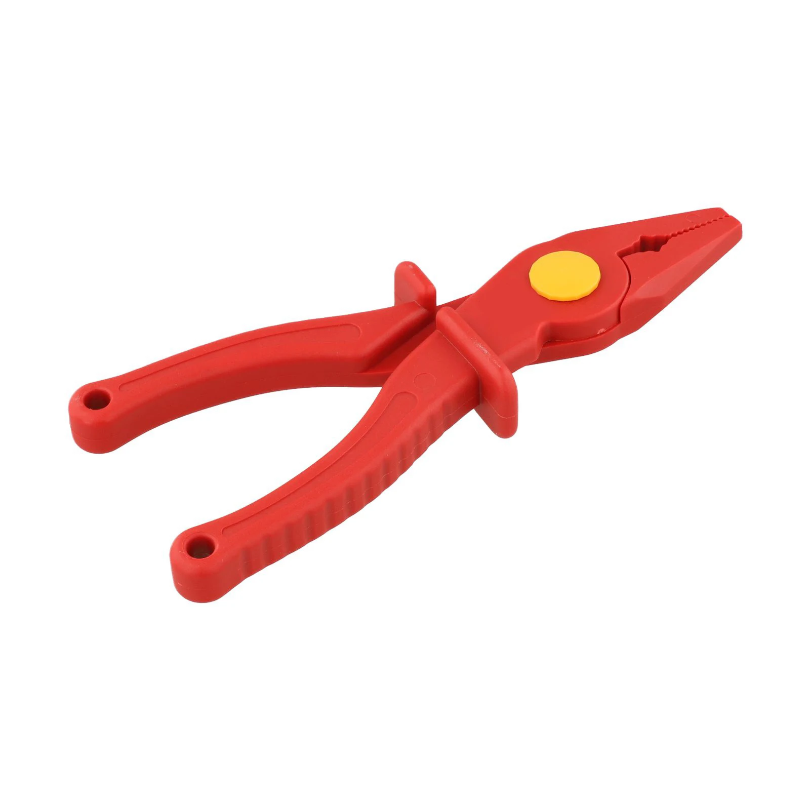 VDE Insulated 7 7 Inch Electrician\\\'s Plier Flat Nose 1000V Safety Certified for Safe Circuit Work and Instrument Installation