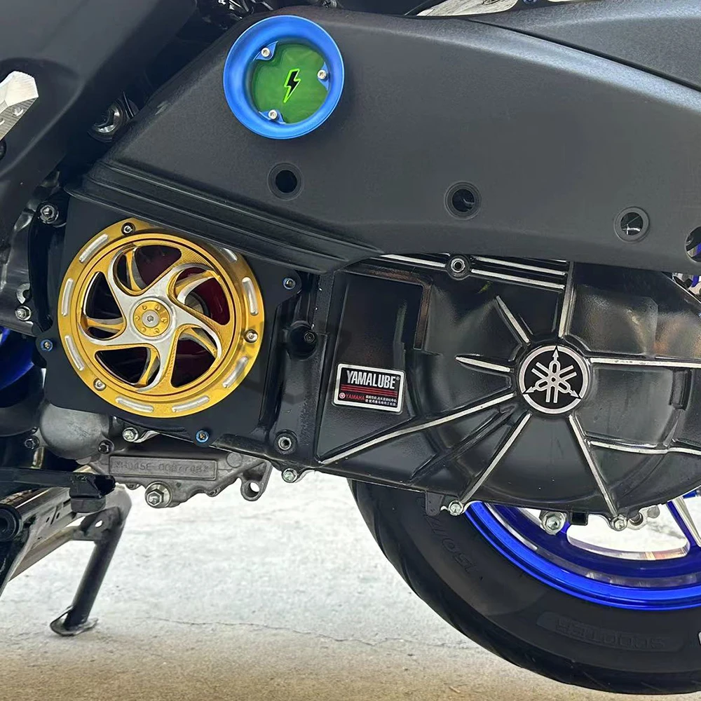 Motorcycle CNC Aluminum Engine Rotatable Cooling Fan Protective Cover For YAMAHA XMAX 250 300 2013 2014 2015-2024 Accessories