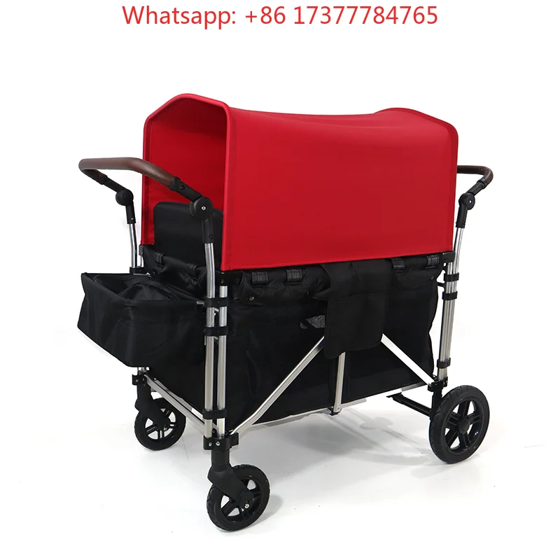 Factory Manufacturer Baby Strollers 4 Seats Multifunction Strollers Walkers & Carriers With Full Cover Uv-Protection Canopy