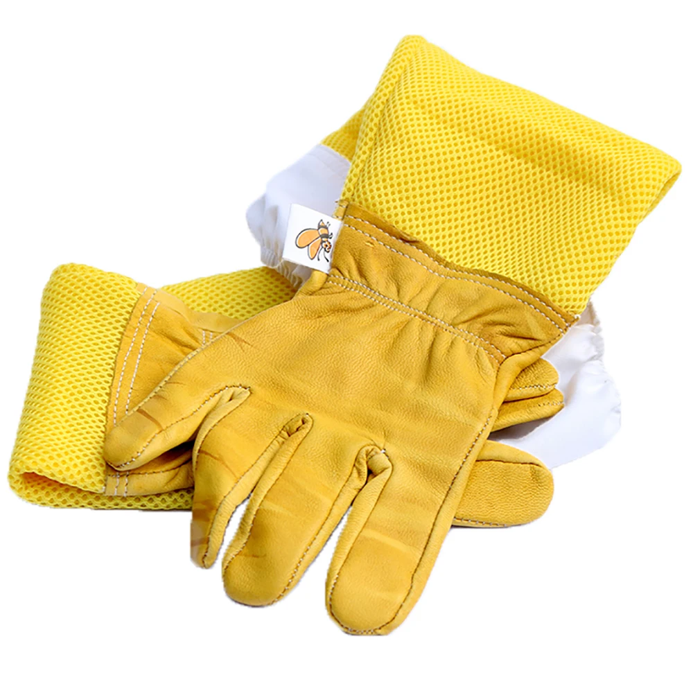 Guantes apicultor antimordedura abeja, manos protectoras contra picaduras, guantes de apiarista, suaves y duraderos