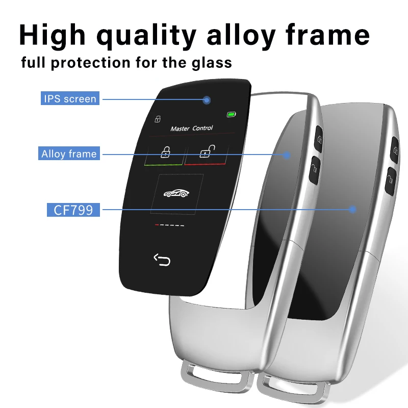 Chiave LCD Touchscreen Intelligente Per Auto – Ingresso Senza Chiave E Anti-Smarrimento