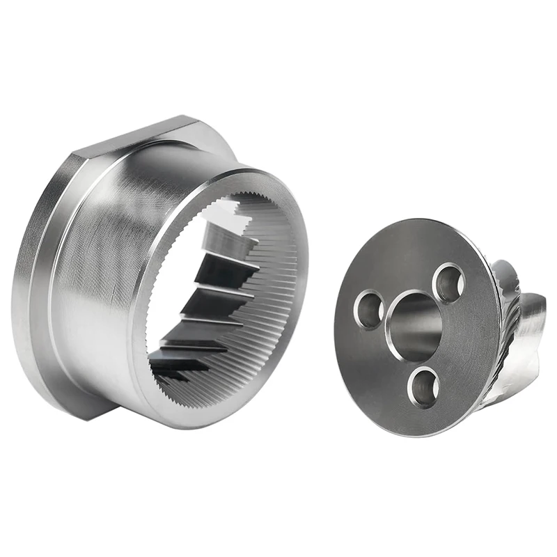 Fine Stainless Steel Conical Coffee Grinding Burr Custom Replacement Set Fit Jura Coffee Machine