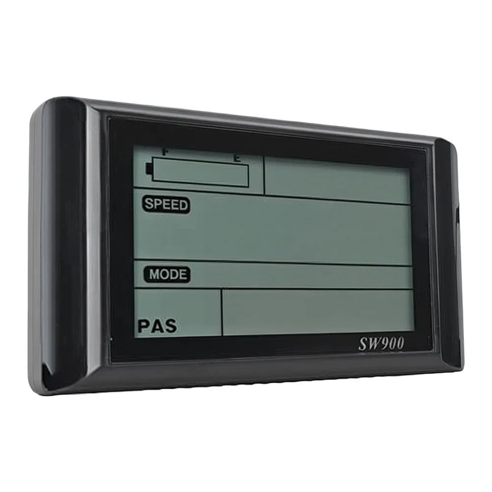 SM Connector Screen LCD-SW900 Display For Road Cycling Clear Readout Compact Design Plastic Material Easy Installation