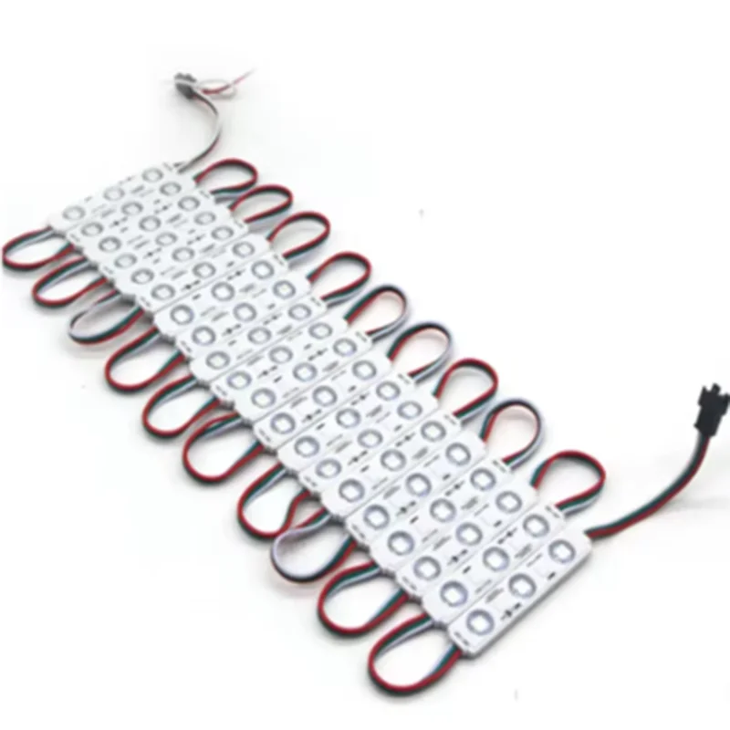 Waterproof IP67 Injection LED Strip Module 2835 3LED DC12V  for RGB Vanity Mirror Advertising Letters