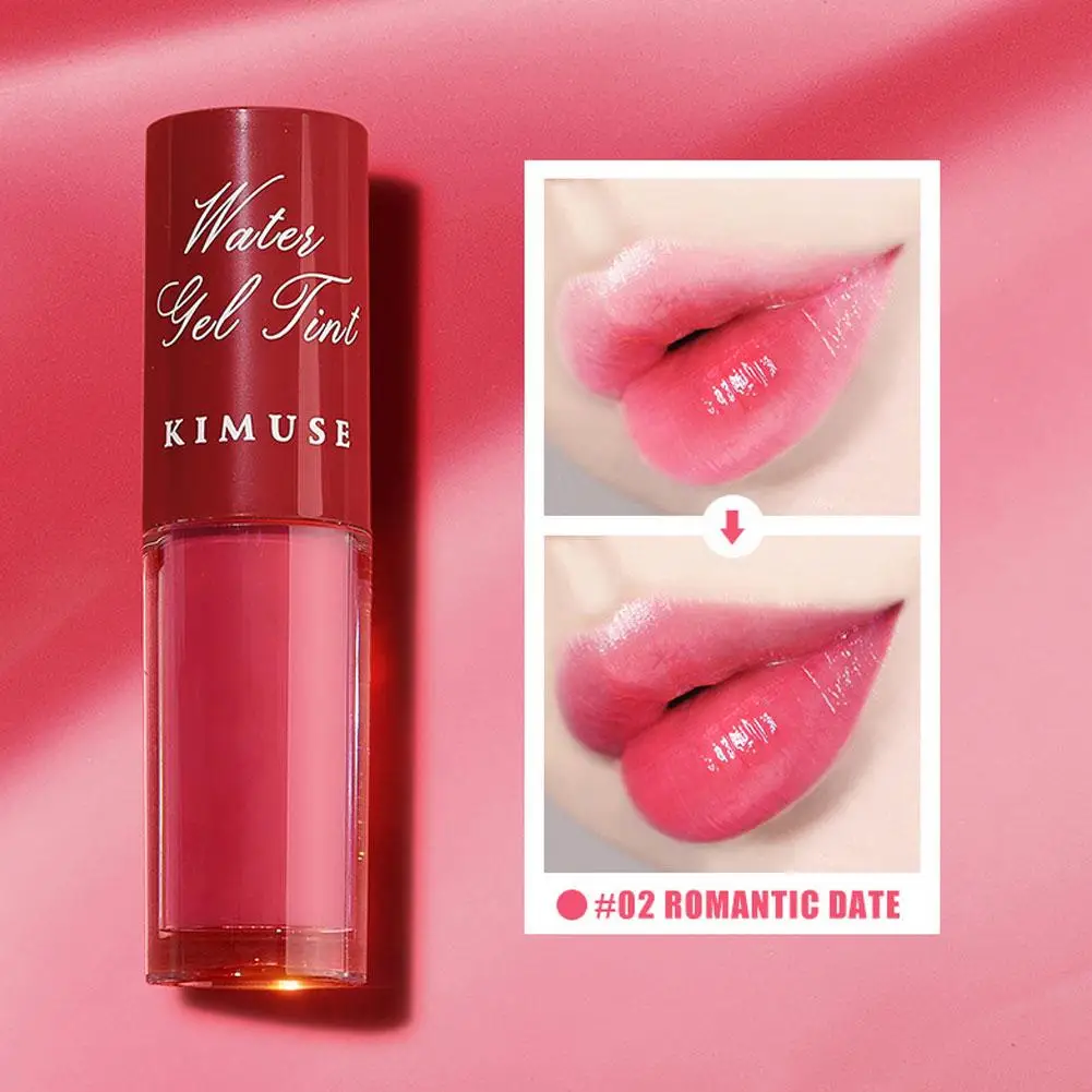 Lasting Sexy Mirror Water Lip Glaze Waterproof Moisturizing Lip Non-stick Stain Glossy Gentle Lipstick Waterproof Cup V6m9