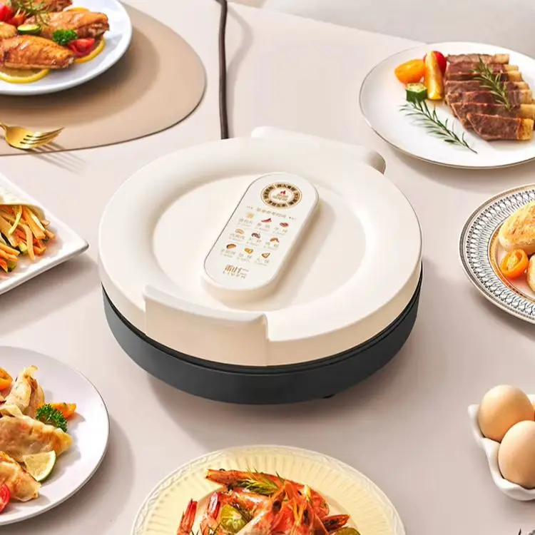 Liren electric baking pan household double-sided heating deepening enlarged frying pancake pan sandwich breakfast machine