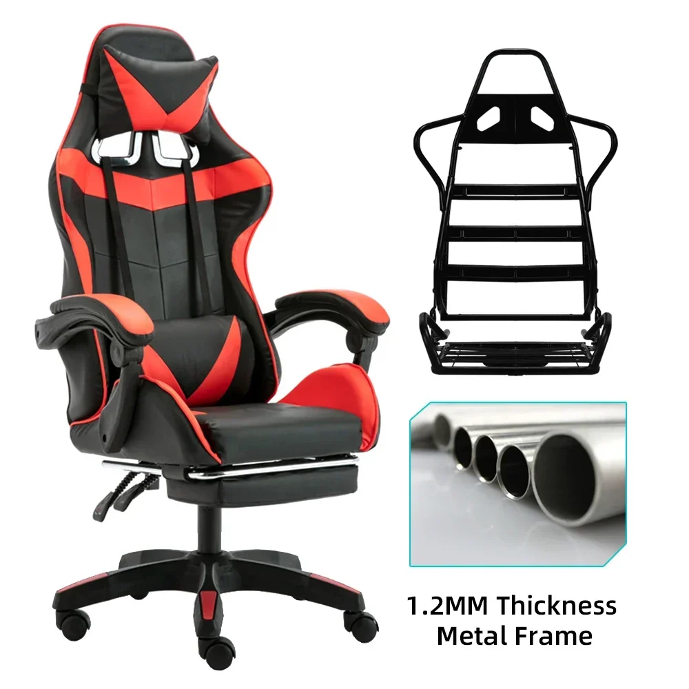 Wholesale Kursi Gaming Gamer Chair Linkage Armrest Racing Ergonomic Malaysia Cheap Gaming Chair with Footrest