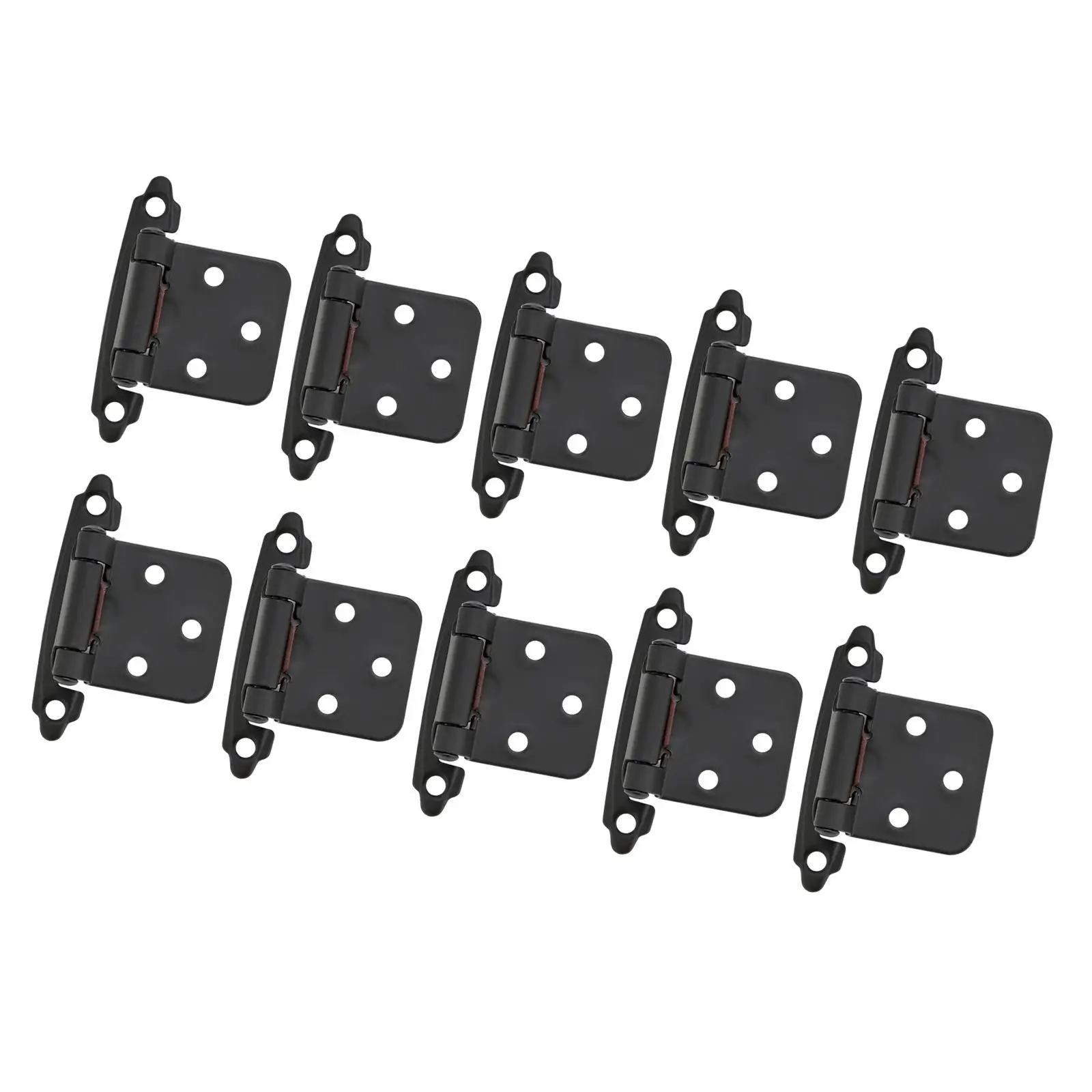 10 Pieces 1/2inch Cabinet Door Hinges Accessories Easy Installation Furniture Hardware for RV Versatile Door Hardware