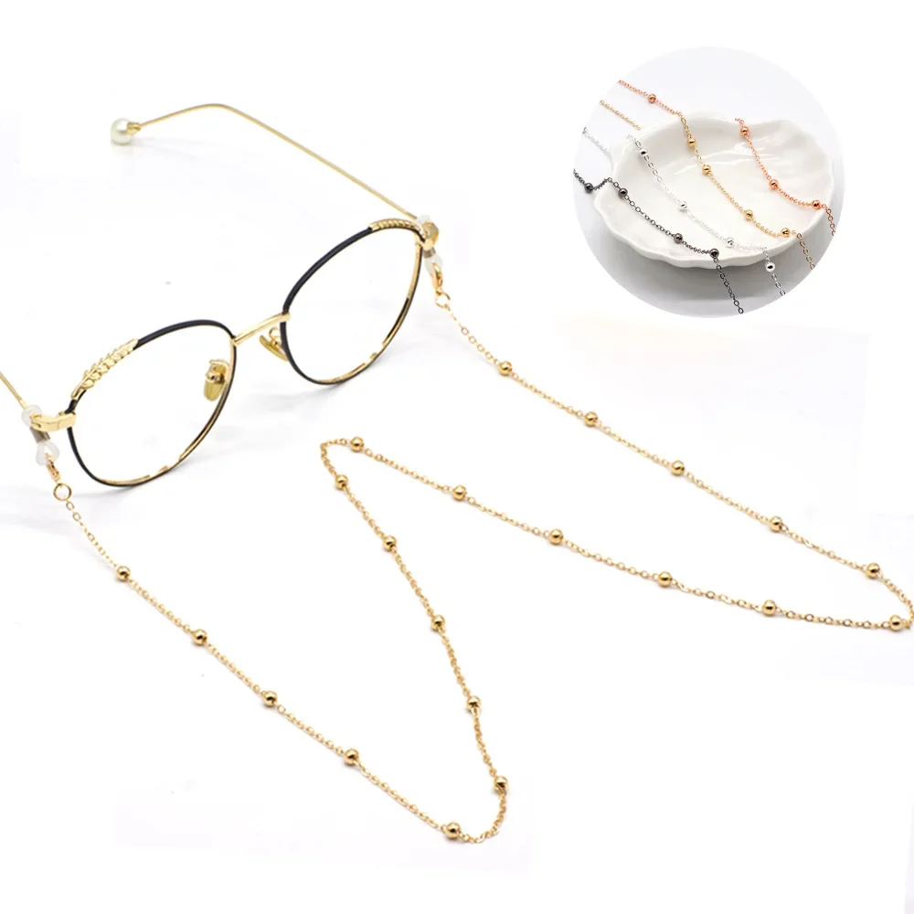 

Fashion Metal Men women Eyeglass Chains Sunglasses Reading Beaded Glasses Chain Eyewears Cord Strap Rope female glasses chain