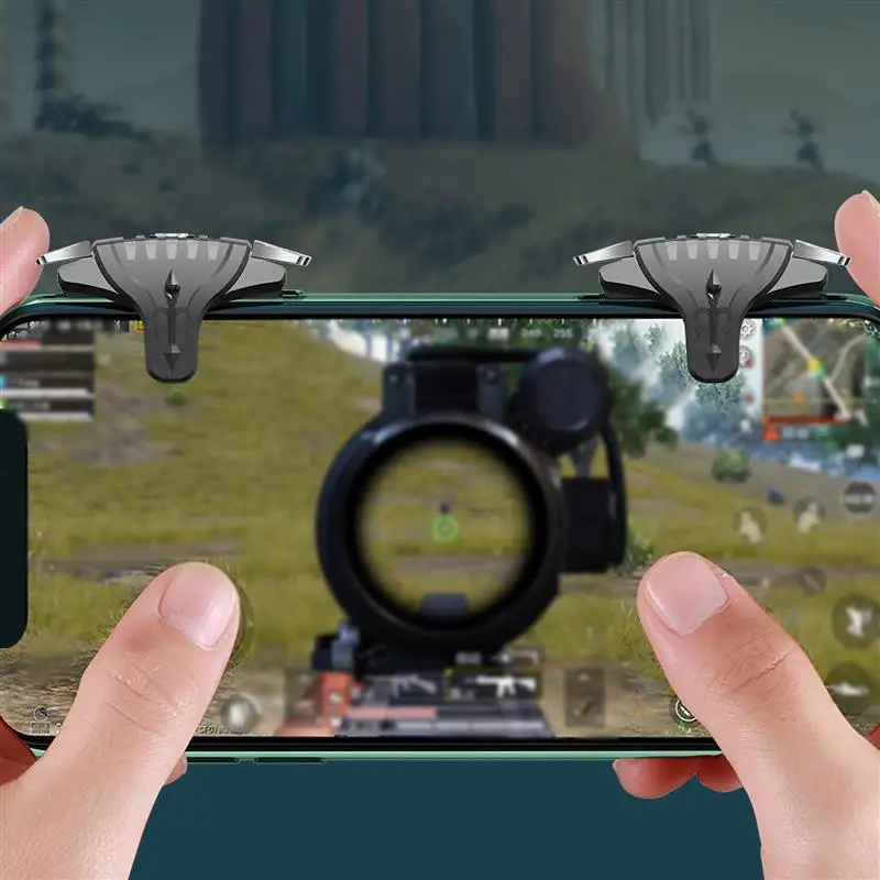 

1 Pair Game Trigger Gamepad Portable Game Trigger Practical Game Durable Trigger For IOS Universal Gamepad Joystick