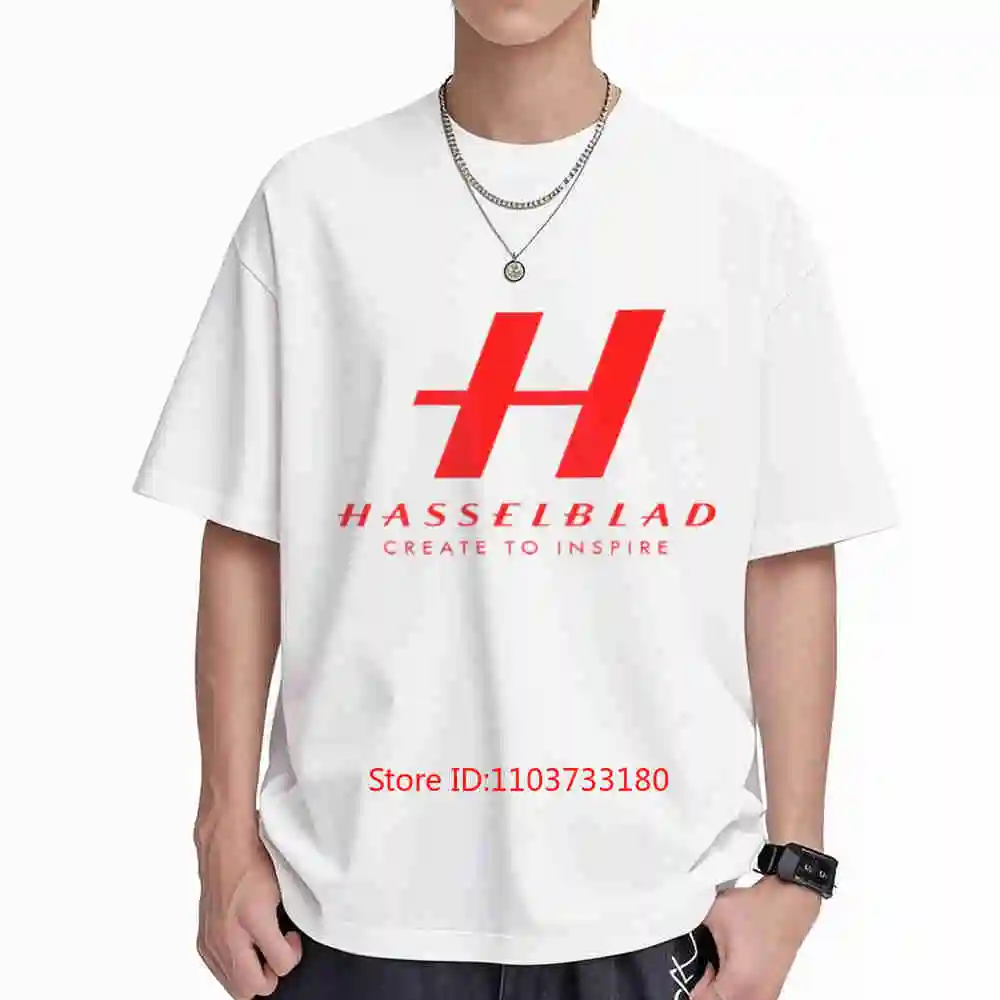 Hasselblad Camera Logo Photographer Short Sleeve Tee 100% Cotton T-Shirt