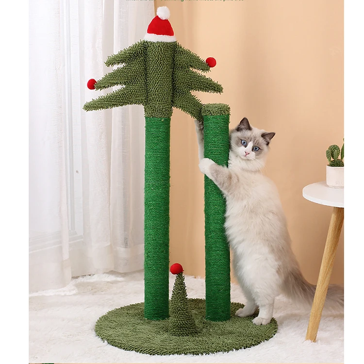 

Christmas Tree Cat Climbing Frame Sisal Cat Scratching Board Cat Scratching Post