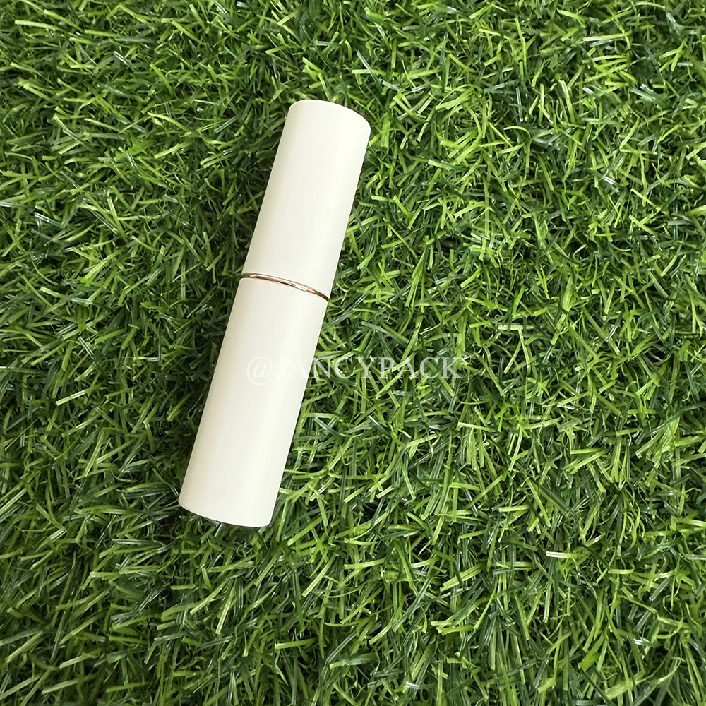 Confezione vuota di tubi per rossetto personalizzati con cilindro per contenitori per rossetto in oro rosa bianco da 11,1 mm