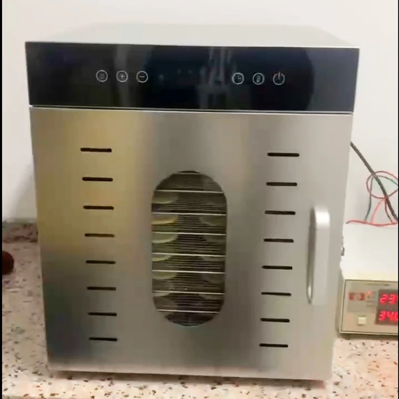 Сушилка для фруктов с контролем температуры, небольшая машина для обезвоживания пищевых продуктов для дома