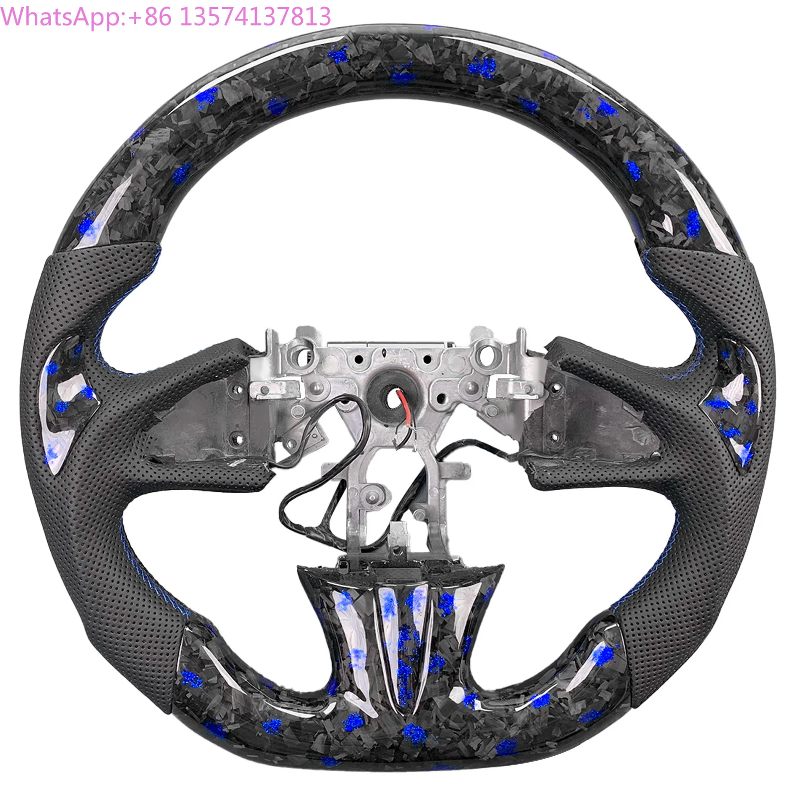 

For Infiniti Q50 2013 2014 2015 2016 2017 2018 2019 Customized Carbon Fiber Steering Wheel