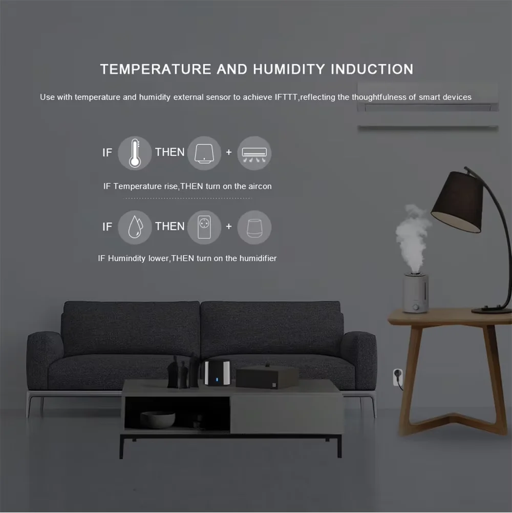 Broadlink  WiFi RM4C Mini Bestcon Smart Remote Control Universal IR Infrared Remote Controls Work with Alexa Google Home For AC