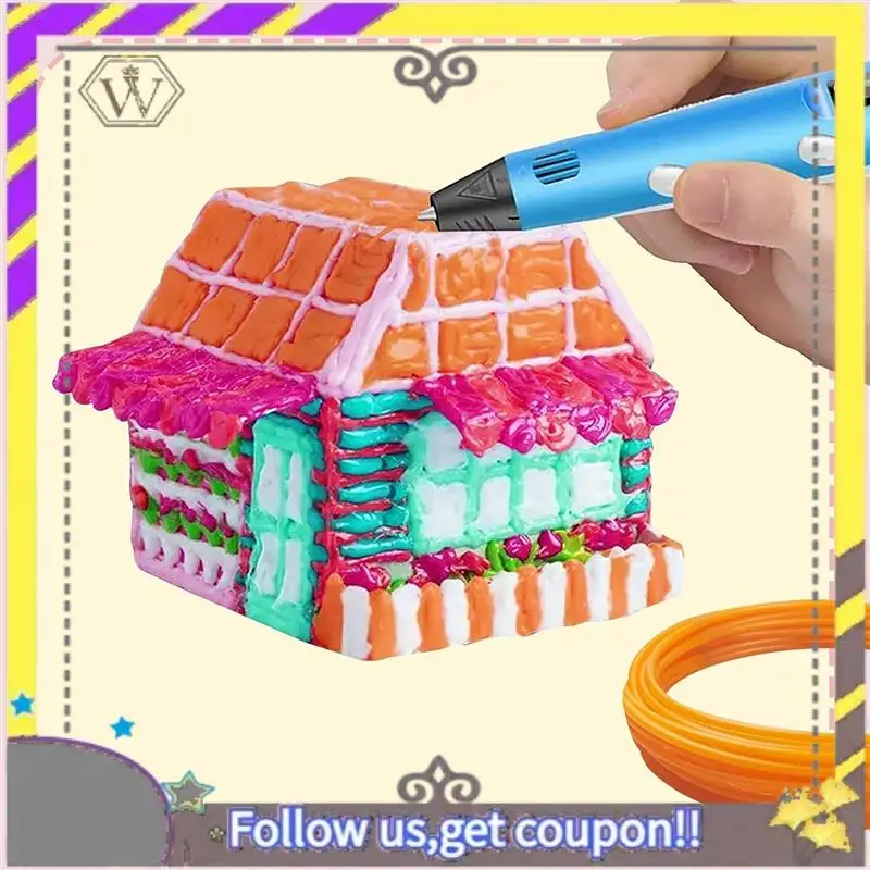 Новые стержни для нити для 3D-ручек 10 м, 1,75 мм, многотипная нить PLA, 20 цветов, для искусства и детей, совместимые с большинством 3D-ручек Durabl