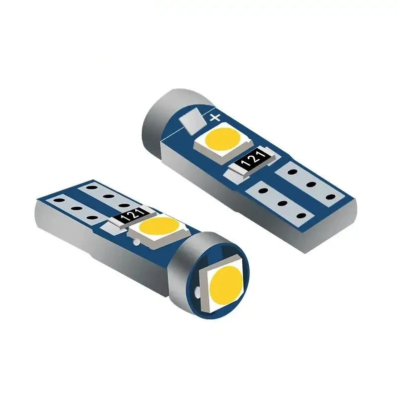 500pcs 12V canbus T5 58 74 286 W1.2W Super Bright 3030 LED 3SMD wedge LED Light Car Dashboard Instrument Cluster Panel Lamp Bulb