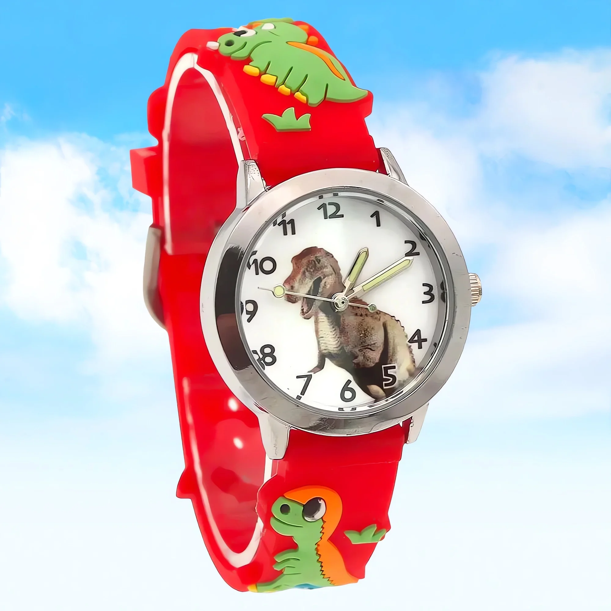 

Chaoyada Quartz Watch for Boys And Girls with Silicone Strap Student Timepiece Children's Gift Watch