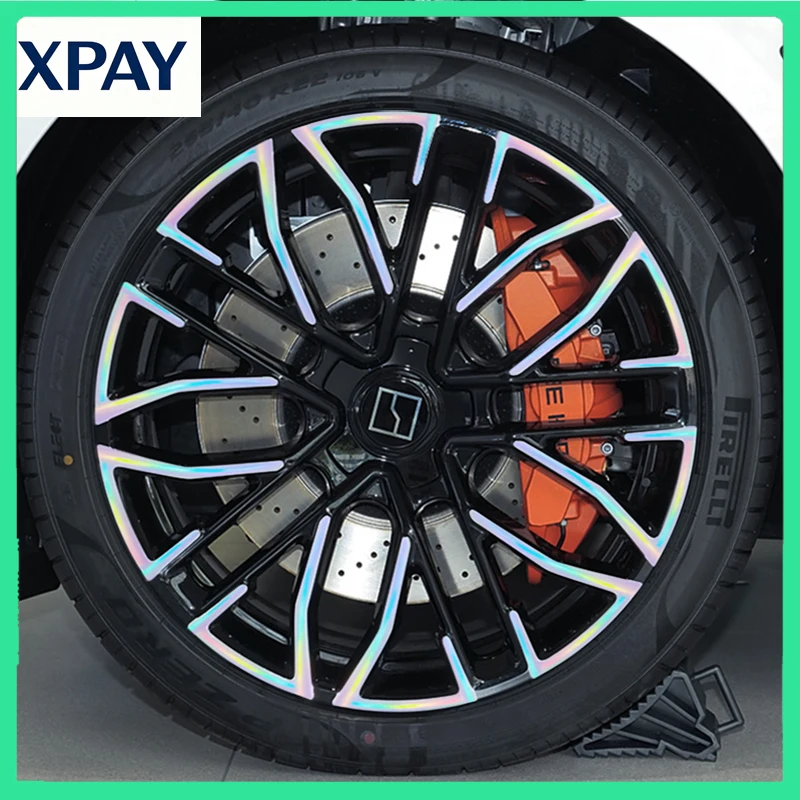 

For Zeekr 001 2025 22 inches 4 PCS Modified wheel hub stickers special car stickers scratch covers decorations