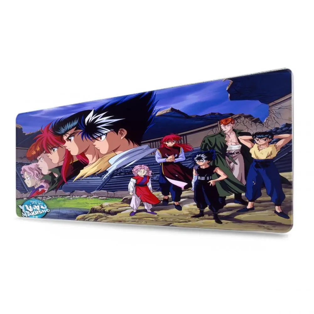 YuYu Hakusho Mouse Pad Tablet mouse Pad Laptop xl desktop mouse pad, cute HD Rainbow Gaming keyboard pad, csgo Player, 90x40