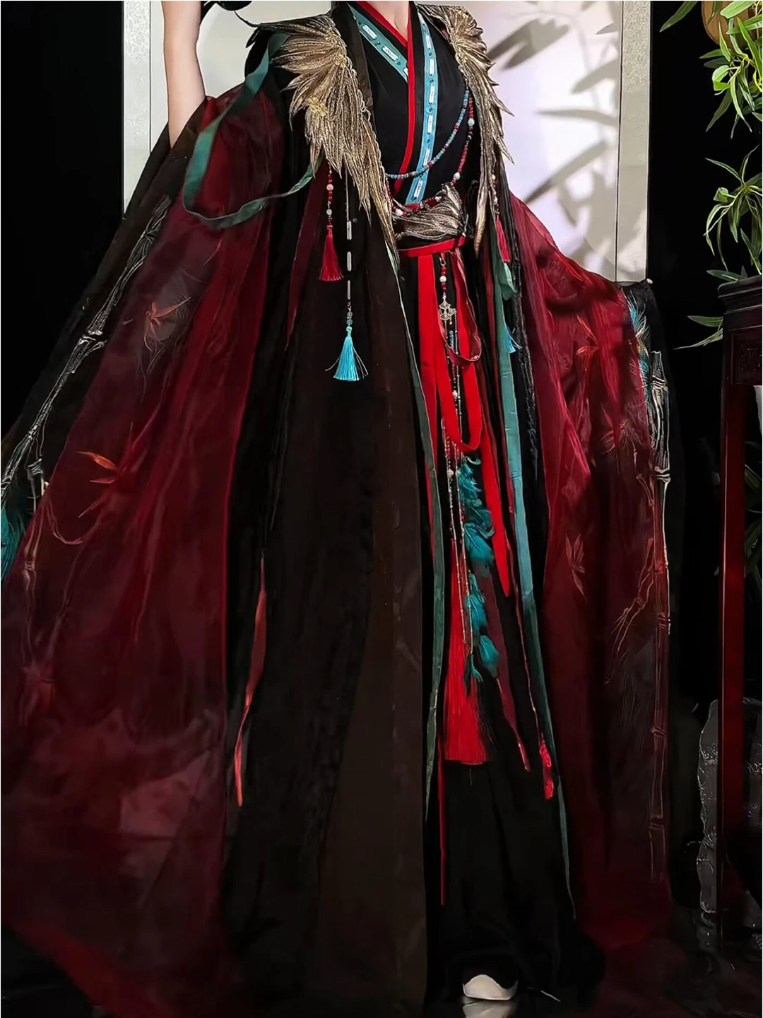 Heavy Embroidery Large Sleeve Shirt Hanfu Set Film And TV Style Women's Clothing Ming Dynasty Periodical Autumn Seasonal Wear